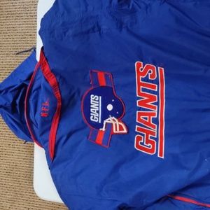 Vintage NY Giants Puffer Downed Winter Coat